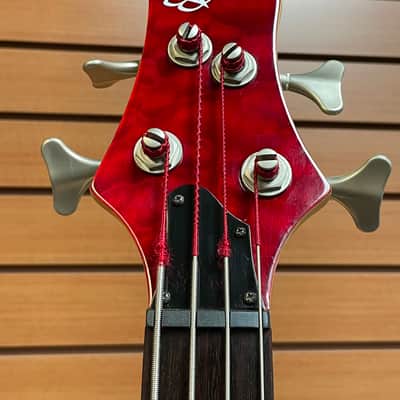 Ibanez BTB400QM-TR Standard - Transparent Red image 14