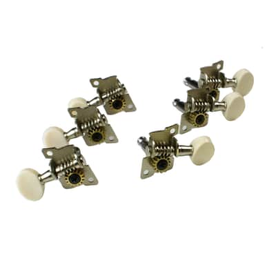 3L/3R Vintage Classic Style Guitar Tuning Keys Tuners Head Pegs ,Nickel image 1