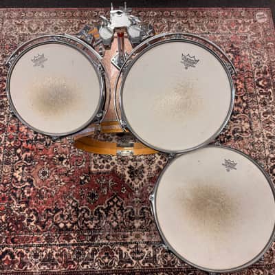 Ludwig Classic Maple Bop Drums 10" - 12" - 14" - 18" - Champagne Sparkle image 12