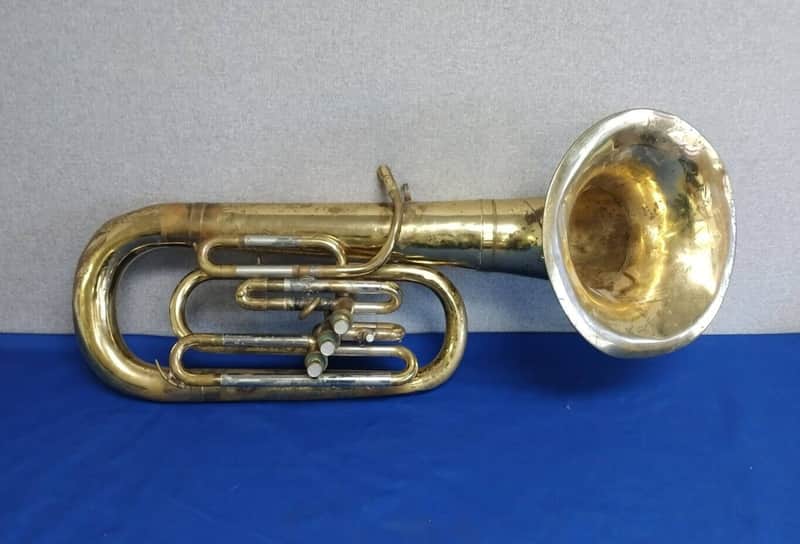Vintage Late 60s-Early 70s Getzen KB Series Baritone Horn 11" Bell Made in USA image 1