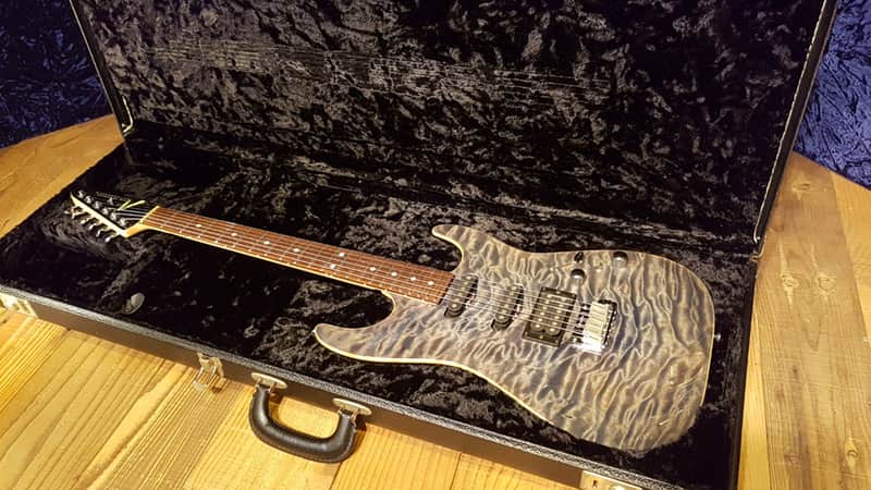 2009 Tom Anderson Drop Top Charcoal Quilted Maple Alder SSH HSS SA2R SA2 HN2+ image 1