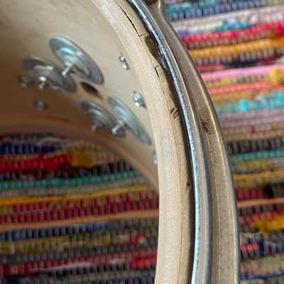 Slingerland 1970’s 14” Sparkling Blue Pearl Rack Tom image 6
