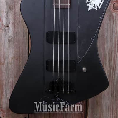 Epiphone Nikki Sixx Blackbird 4 String Bass Electric Guitar w Opti Grab Device image 2