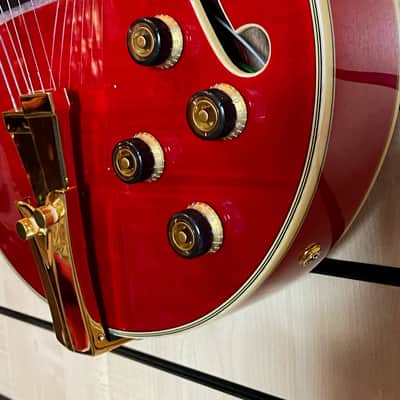 Ibanez GB10SEFM-SRR George Benson Signature Sapphire Red Electric Guitar image 7