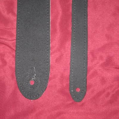 new with tags very near A+ Perri’s Leathers Ltd BM2-NKL 2" Soft Italian Premium Leather Nickel (light gray) / Suede Black Guitar Strap - main side is Nickel Leather / other side is Black Suede (can be reversed) - adjustable length of 35" to about 50" image 7