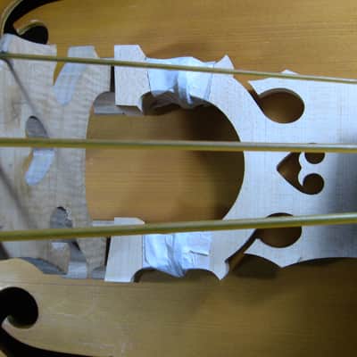 Engelhardt M3 1/4 size laminated upright bass USA 1991 with bag image 10