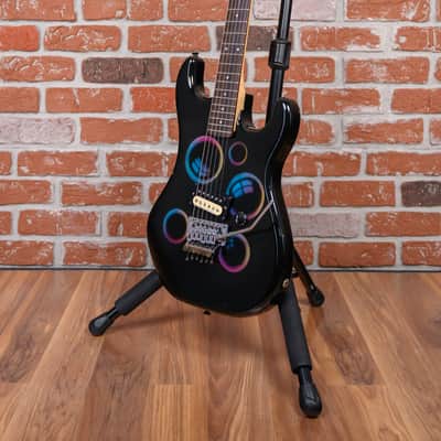 Kramer USA Baretta Bubbles Graphic 1986 w/Hard Shell Case image 5
