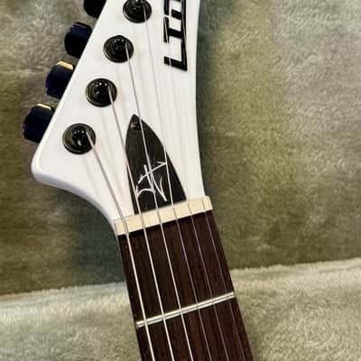 ESP LTD James Hetfield Signature Snakebyte Electric, Snow White with Hardshell Case image 4