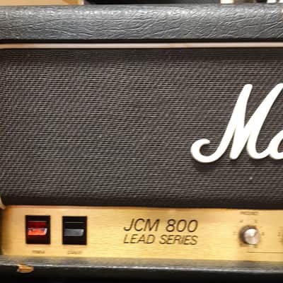 Marshall JCM 800 Lead Series Model 1959 100-Watt Head 1983 UK EL34 240 volt image 3