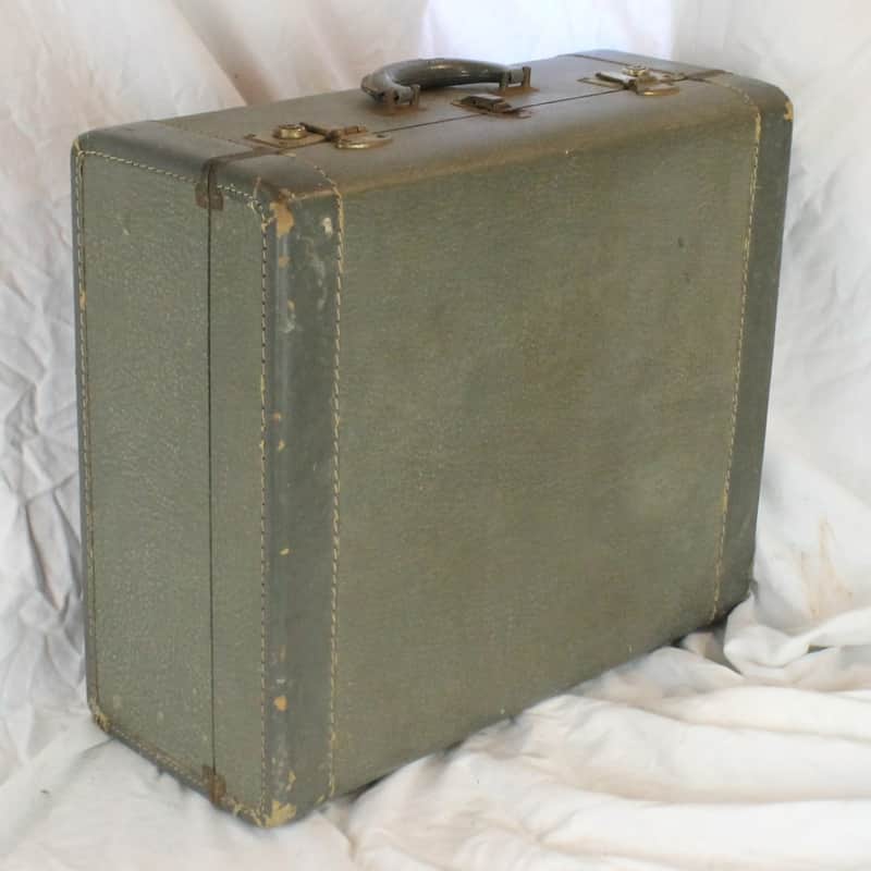 Gray Italian Hard Case for Accordion 18.75" x 16.25 x 8" (47.50cm x 41.25cm x 20.25cm) image 1
