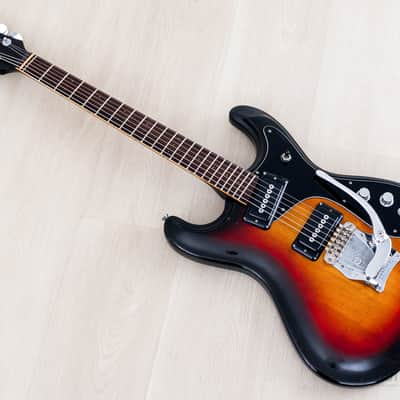 1970s Mosrite Ventures Model Vintage Electric Guitar Ash Body w/ Case, Firstman Avenger image 12