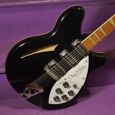 1989 Rickenbacker 370/12RM Roger McGuinn Semihollow Electric 12-String Guitar (VIDEO! Fresh Work, Ready to Go, w/Pedal) image 2