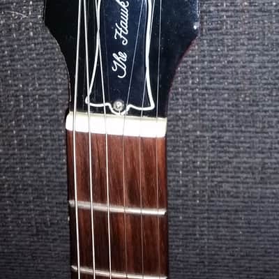 Rare Gibson "The Hawk" guitar - red image 1