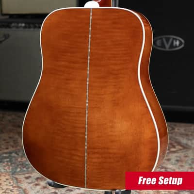 Gibson Dove Anniversary Limited Edition Acoustic/Electric Guitar - Cremona Burst with Hardshell Case image 2