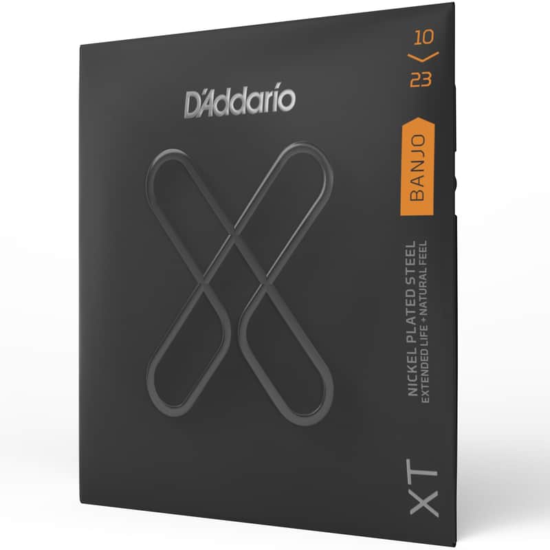 D'Addario XTJ1023 XT Banjo Nickel Plated Steel, Medium, 10-23 2019 image 1