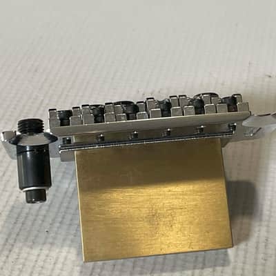 2000's Schaller Made in Germany Chrome Original Floyd Rose Tremolo Bridge & Arm Set, Brass Block image 11
