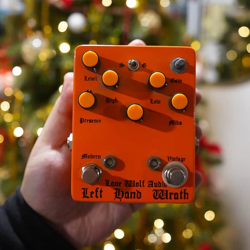 Lone Wolf Audio Left Hand Wrath Distortion Limited Edition 2010s - Orange image 1