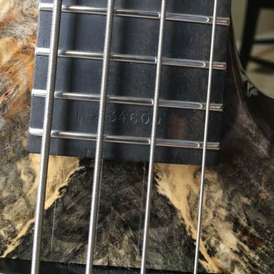 Kiesel V49K Vanquish 4 string 2017 Buckeye Burl 2017 NAMM Build image 7