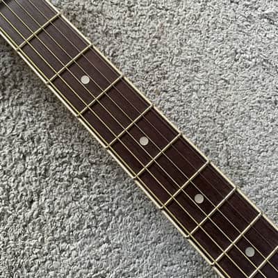 Caraya 40 Inch Acoustic Guitar in Sunburst, Tiger Maple Top, Rosewood Fingerboard image 10