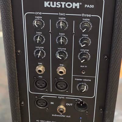 Kustom PA50 2X4.5" 50 Watt Personal PA System image 6