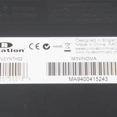 Novation MiniNova 37-Key 18-Voice Synthesizer Keyboard Vocoder w/ 100-240V PSU image 13