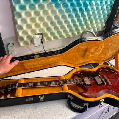 Gibson Custom 1961 Les Paul SG Standard Reissue Stop-Bar | Cherry Red - VOS image 1
