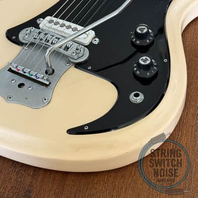 Guyatone LG-150T Guitar, “Mosrite” Offset, White, 1968 Vintage, RARE image 4