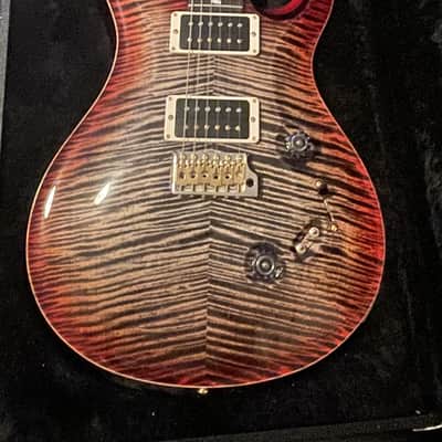 PRS Custom 24-08 10-Top 2017 - 2024 - Charcoal Cherry Burst image 3