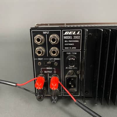 Bell 2002 Stereo Amplifier Endstufe TOP ZUSTAND Mi Japan VINTAGE - schwarz image 5