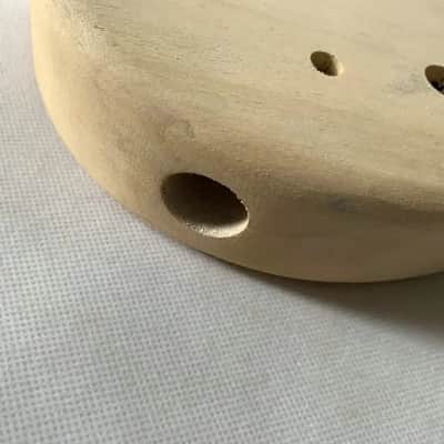 Unfinished Basswood HH Electric Guitar Body image 9