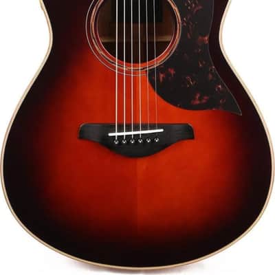 Yamaha AC3M Concert Acoustic-Electric Guitar, Solid Sitka Spruce Top, Tobacco Sunburst image 2