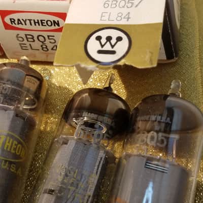 Tung-Sol etc. ONE (1) EL84 6BQ5 AT1000 TESTED Vacuum Tube USA-made beam power pentode 1960-1975 image 2