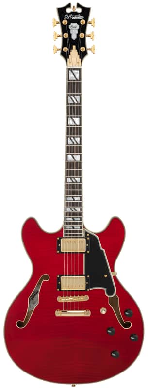 D'Angelico Excel DC Trans Cherry w/Gigbag image 1