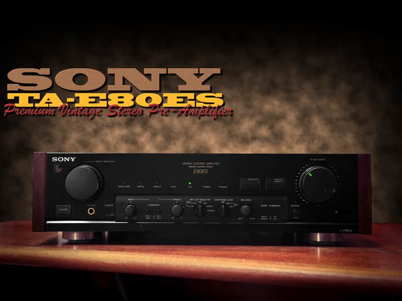 SONY TA-E80ES 🔥RARE🔥 Premium ES Vintage Stereo Pre-Amplifier