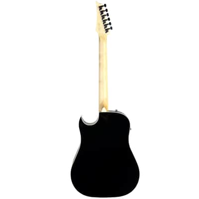 Ibanez Altstar ALT50FA Acoustic/Electric Guitar Red Doom Burst High Gloss image 3
