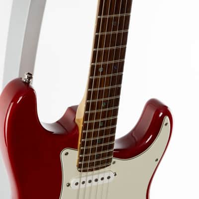 Fender American Deluxe Stratocaster 2008 Trans Red image 11