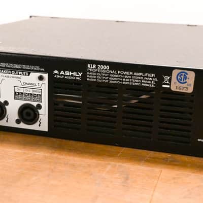 Ashly KLR-2000 Dual-Channel 1,000W Power Amplifier CG01Z3M image 8