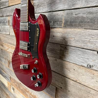 Guild Newark St. Collection Polara Deluxe 2024 - Present - Cherry Red image 3