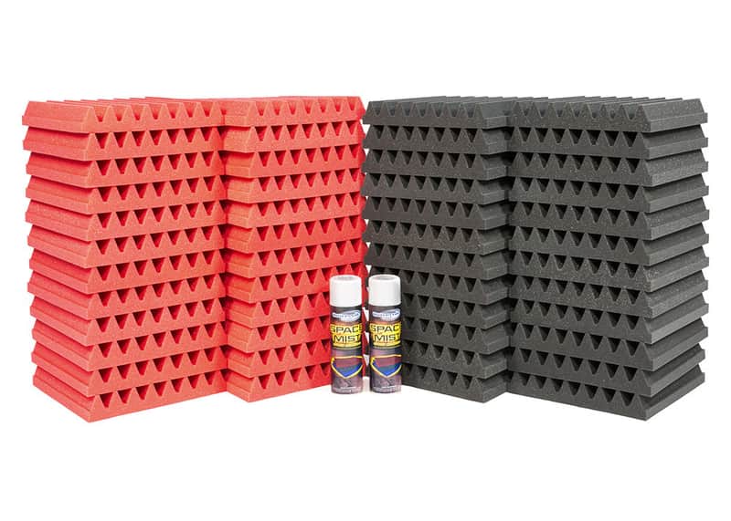 2023 Universal Acoustics Pluto-2 Room Kit, Charcoal/Red Charcoal