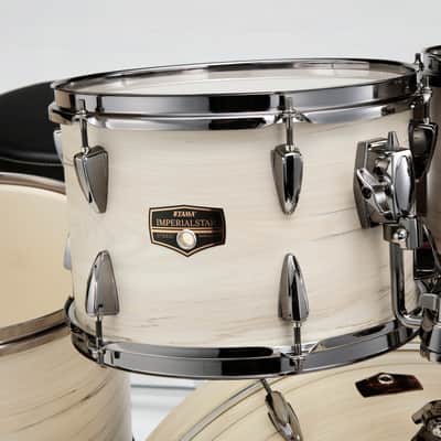 Tama Imperialstar 6pc Shell Pack with Hardware, White Birch Wrap image 5