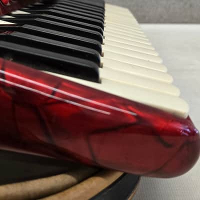Frontalini Red Piano Accordion LMM 41/120 Ready To Play image 6