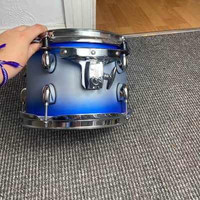Gretsch CS1-E625 Catalina Special Edition Round Badge 7x10 / 8x12 / 16x16 / 16x22 / 5.5x14" 5pc Drum Kit 2019 - Blue Silver Duco image 12