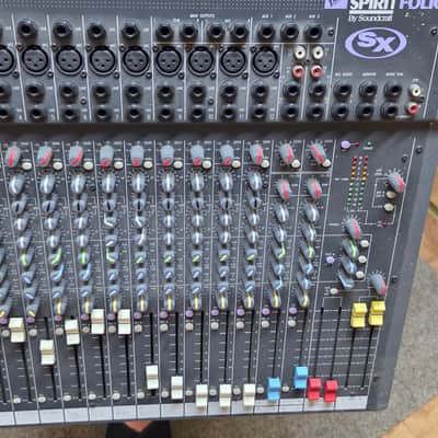 Soundcraft Spirit Folio SX 20-Channel Analog Mixer – Made in England image 6