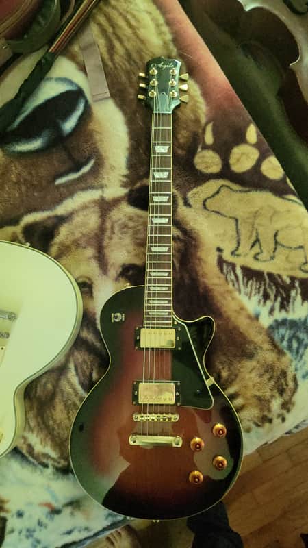 AGILE LES PAUL LES PAUL 3100 1995 TO 2020 - TOBACCO BURST image 1