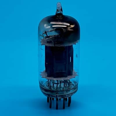 1950s RCA 12AU7 ECC82 Vintage Long Gray Plate D Getter Preamp Tube! T314 image 3