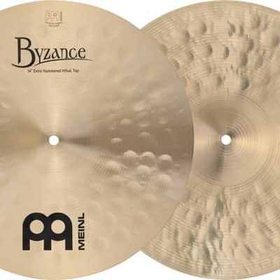 Meinl Cymbals Byzance Extra Hammered Hi-hats - 14 inches image 2