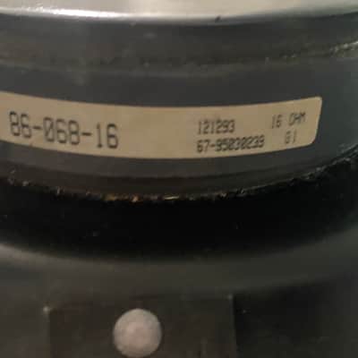 Eminence 12” guitar speaker 16 ohms 1992-96 - Black image 2