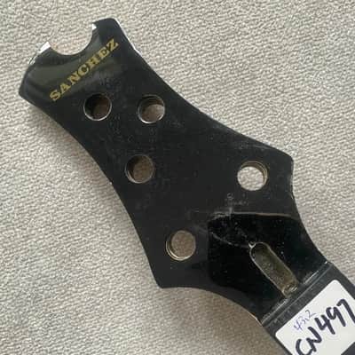 Red 5 String Bass Basswood Body with Maple Neck image 8