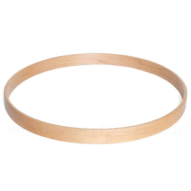 Cardinal Percussion Bass Drum Hoop 22" Natural Lacquer, 6-Ply 1.5" Wide image 1