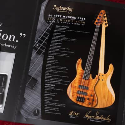 【new】Sadowsky / Custom Shop MB24 MS5 5A Koa Top LImited 2025 3.860kg #M000332-25【GIB Yokohama】【price included SHIPPING & IMPORT TAX & VAT】 image 23